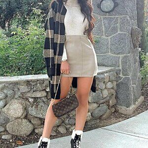 Fashion Nova How You Plaid Me Cardigan - Taupe